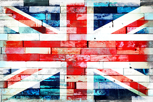 Street Union Jack UK flag