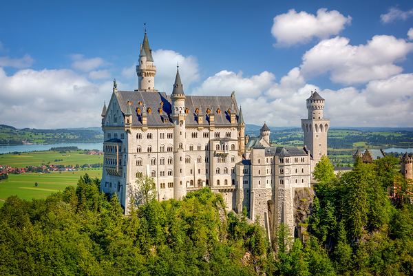 Neuschwanstein castle Bavaria Germany Print