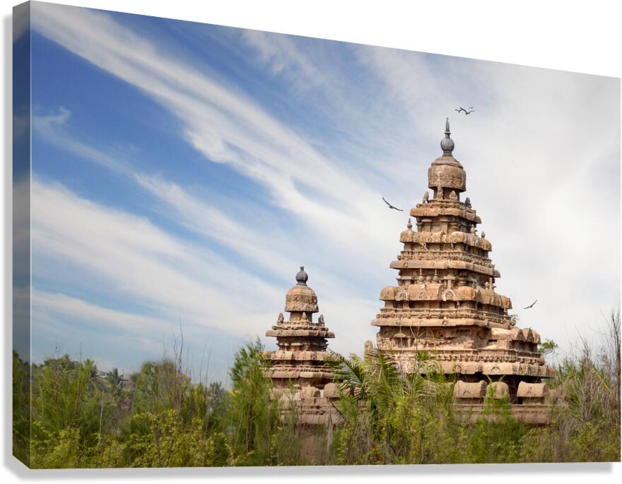Seashore Temple Canvas Print