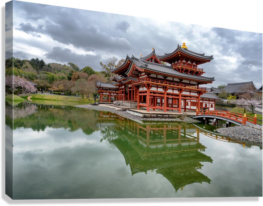 Reflected Temple Canvas Print