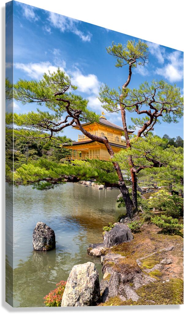 Gold Temple Canvas Print