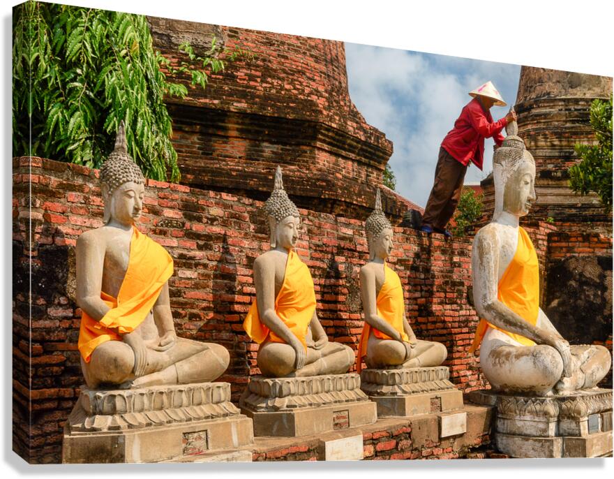 Cleaning Time Canvas Print