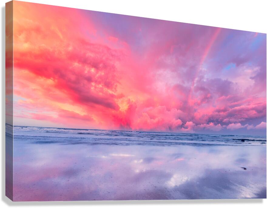 Pinkish Sunset Canvas Print