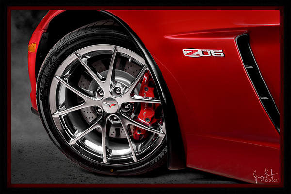 Cooksey Corvette – Wheel & Badge by Jerry Keefer