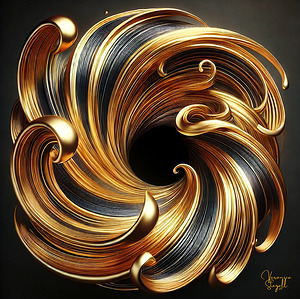 Golden Vortex– A Mesmerizing Celebration of Opulence 