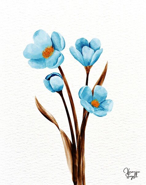 Tranquil Blossoms by Veronica Stegall