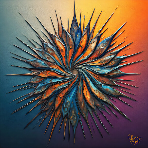 Cosmic Bloom  by Veronica Stegall