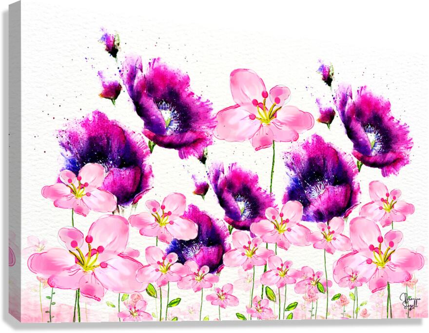 Blooming Vibrance Canvas Print