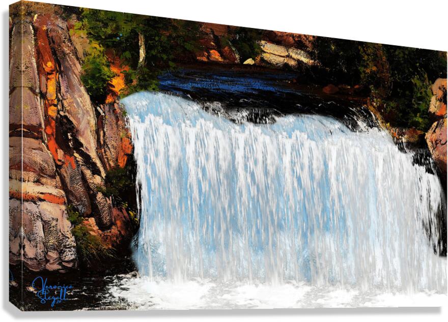Cascading Waters Canvas Print