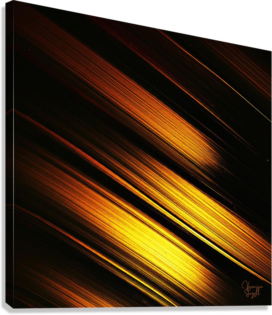 Golden Currents Canvas Print
