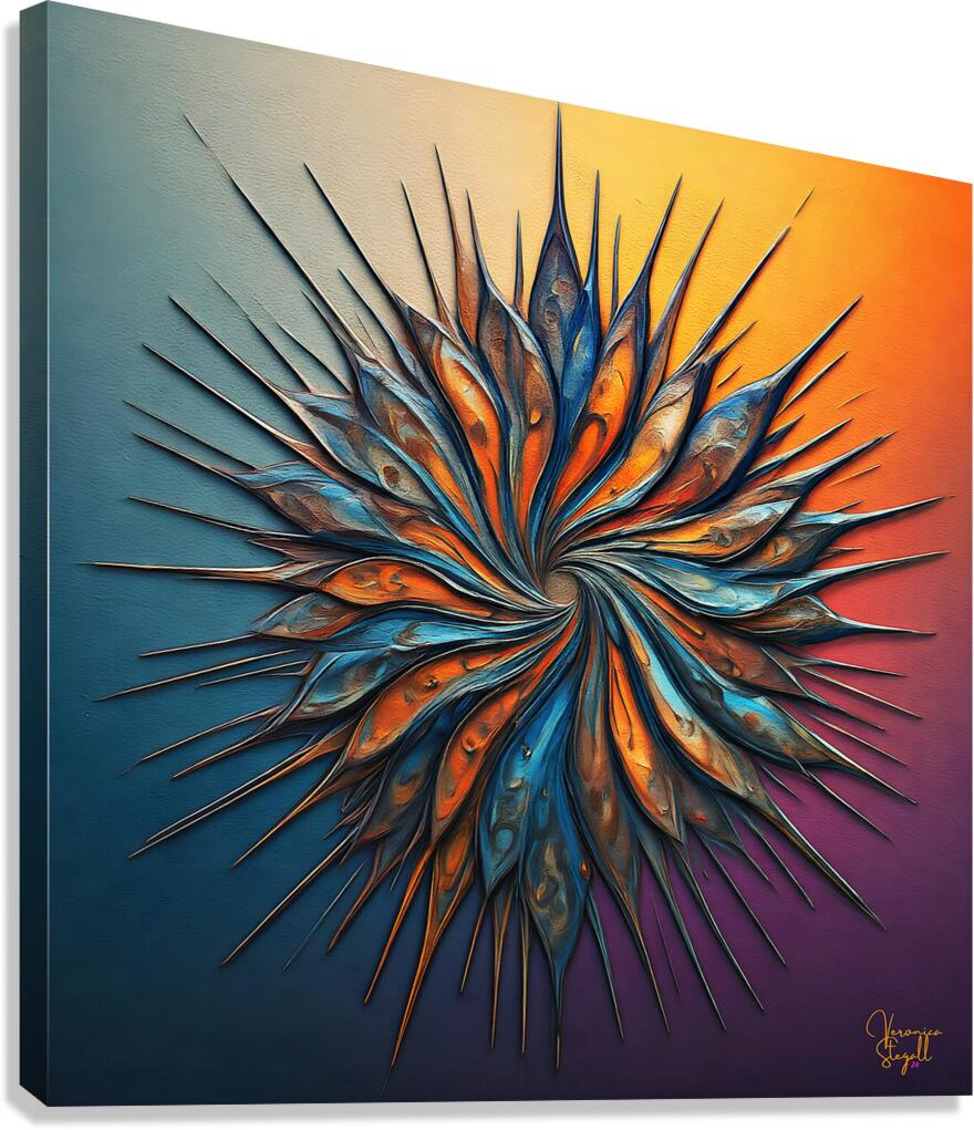 Cosmic Bloom  Canvas Print