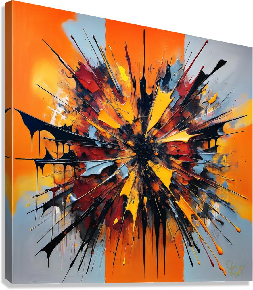 Explosive Energy Canvas Print