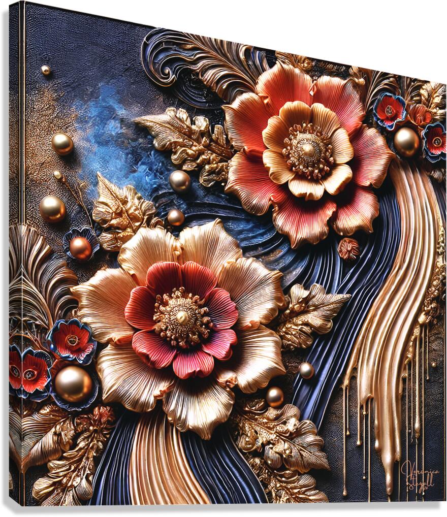 Opulent Bloom  Canvas Print