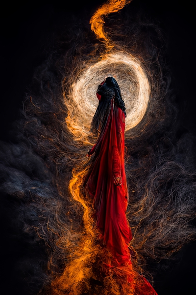 Fire Personified Print