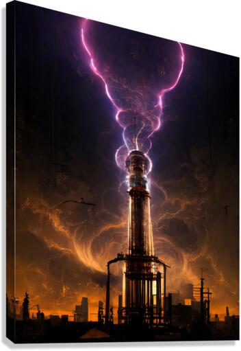 Artificial lightning 2 Canvas Print