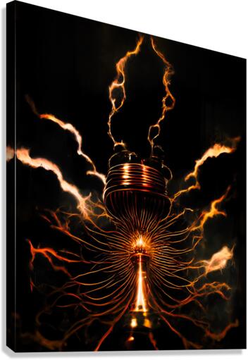 Artificial lightning 1 Canvas Print
