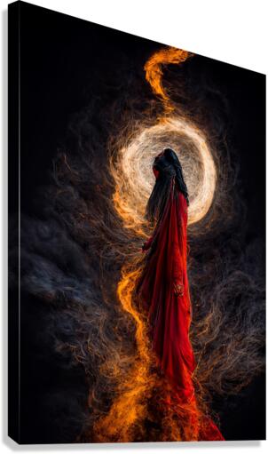 Fire Personified Canvas Print