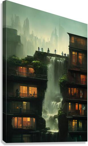 [Waterfalling] Canvas Print