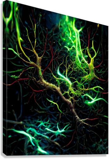 Neural Forest Canvas Print