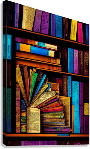 Textbooks 1 Canvas Print