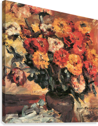 Zinnias Canvas Print