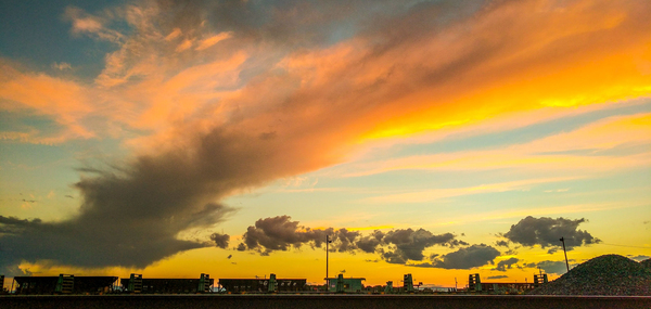 Sky on Fire - Laramie Wyoming by Austin Handley