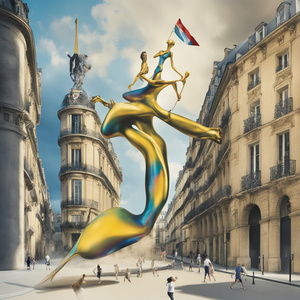 jo 2024 paris Dali style