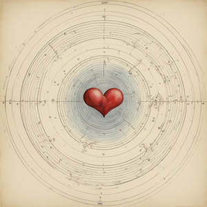 center of universe orbit with 2 lost hearts 