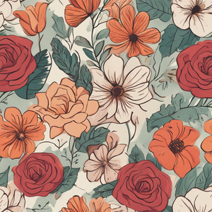 Flowers  Illustration style