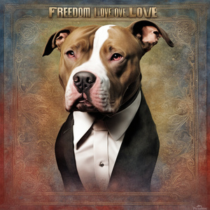 Freedom Love Pitbull