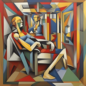 Psychiatrie  Cubism style