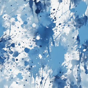abstract splattered serene blue white