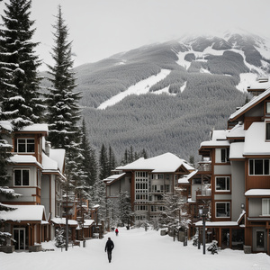 Whistler Canada village  Minimalism style