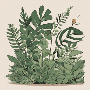 plant Illustration style
