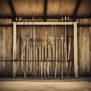 Old archery range Abstract style