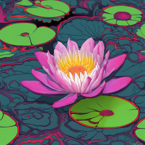 Nénuphar  Psychedelic style