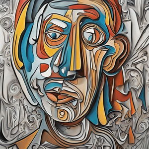 Doodle Illustration Highly Detailed  3D Modern art 8K High quality Pablo Picasso Detailed painting Dali style