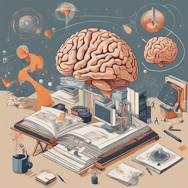 Ouverture instantanée de mon cerveau scintillements dintelligence muse être intérieur conception originale du processus dintrospection découverte de soi le soi enfoui sous une multitude de diplômes de lunivers  Illustration style by AIGALLERY