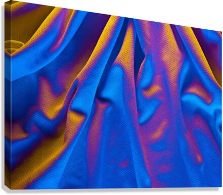 Fabric Flow Canvas Print