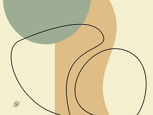 Beige Abstract