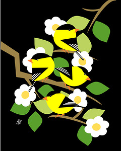 American Goldfinches