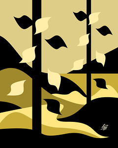 Stylized Autumn Landscape