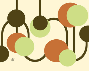 Chandelier Circle Abstract