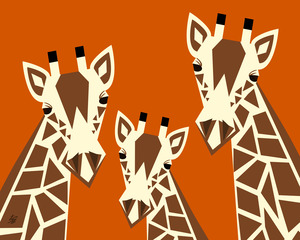 Giraffe Family