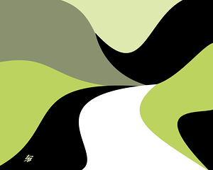 Mountain Road Abstract