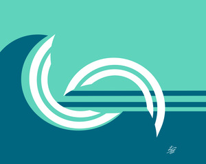 Ocean Wave Abstract