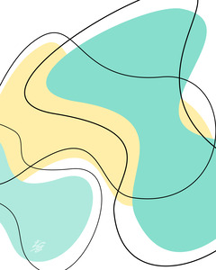 Abstract Thin Line Scribbles