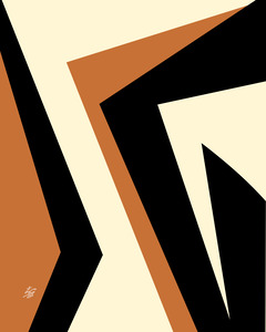 Linear Line Geometric Abstract