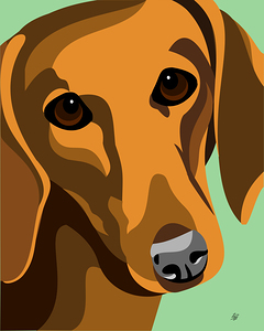 Dachshund Vector Dog Art