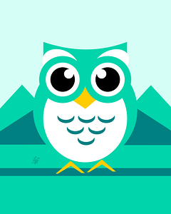 Cute Owl Vector cartoon
